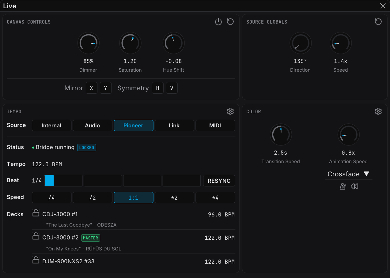 Pioneer DJ mode
