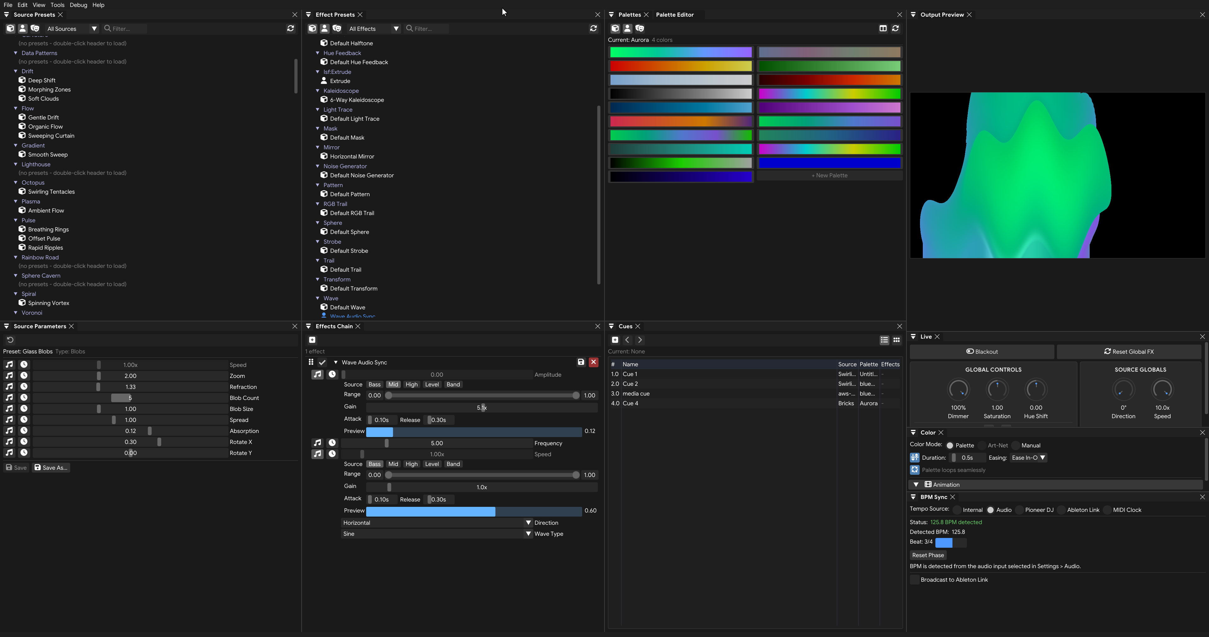 Main FXCanvas application window